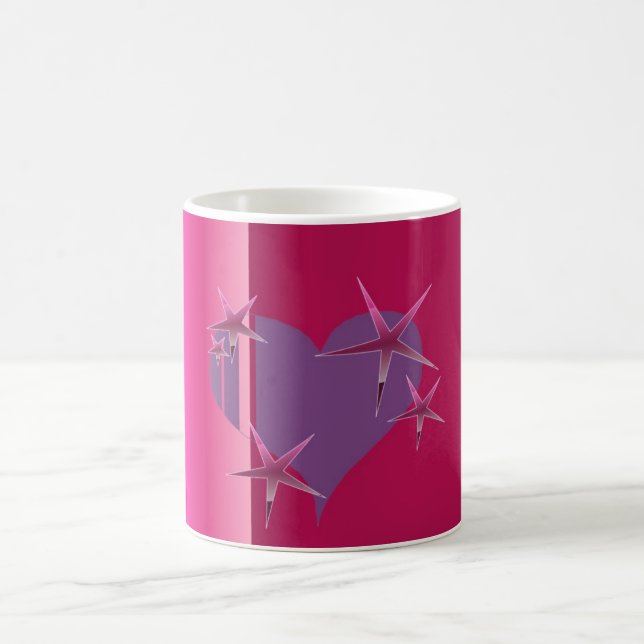 Caneca De Café Seja Meu Design de Coração (Centro)