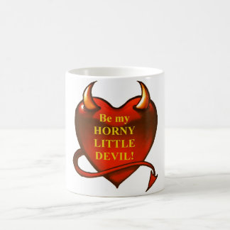 Caneca De Café Seja meu diabo pequeno Horny