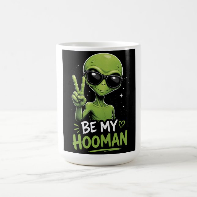 Caneca De Café Seja Meu Hooman 👽 (Centro)