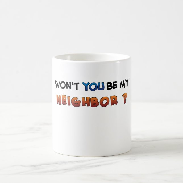 Caneca De Café Seja MEU vizinho (Centro)