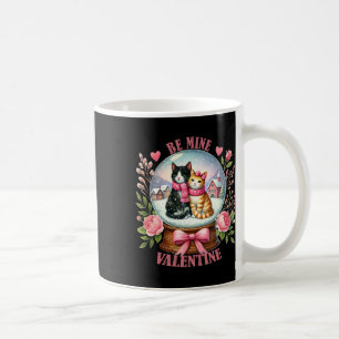 Caneca De Café Seja Minha Namorada Gatinho Fofo Globo de Neve Dia