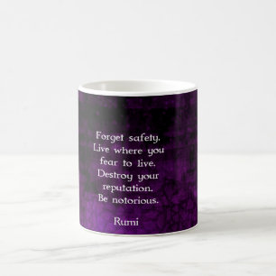 Caneca De Café Seja notório Rumi Inspiration Cote