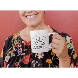 Caneca De Café Seja O Verso Da Fé-Religiosa-Cristã-Luz-Bíblia