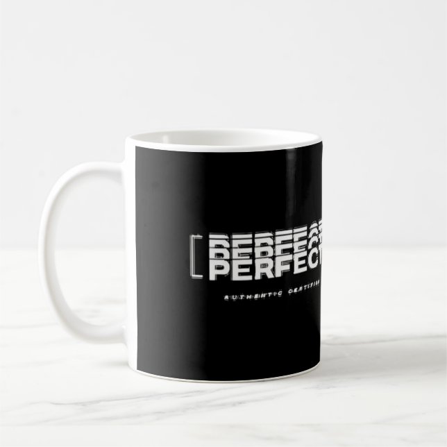 Caneca De Café Seja Perfeito Cama De Ondas (Esquerda)