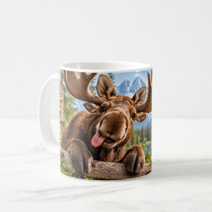 Caneca De Café Seja Selvagem Seja Diferente Alce