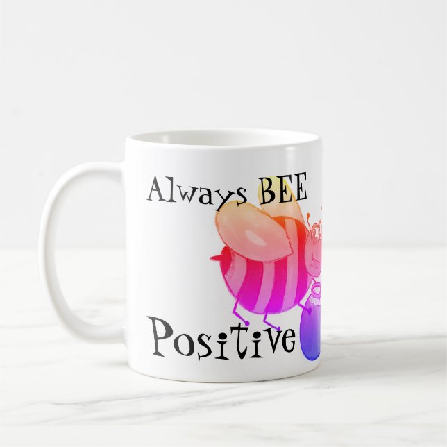 Caneca De Café Seja sempre positivo (Esquerda)