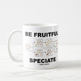 Caneca De Café Seja Speciate frutuoso (o humor da evolução)