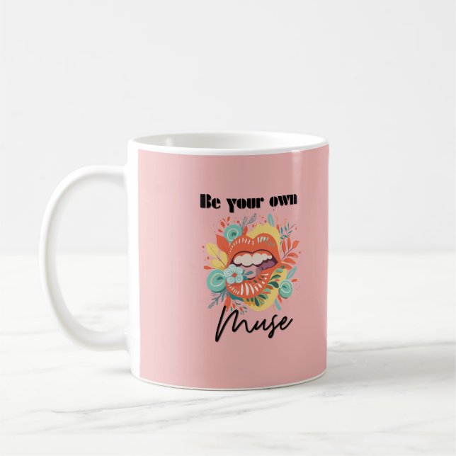 Caneca De Café Seja sua própria musa, Cota de Autoamor (Esquerda)
