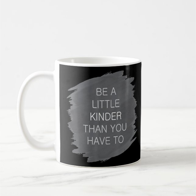 Caneca De Café Seja Um Pouco Mais Bonito Radical Antisassédio (Esquerda)