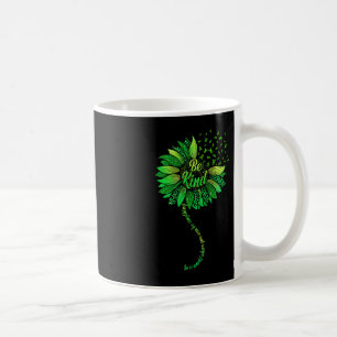 Caneca De Café Seja verde Fita Sunflower Mental Health Aware