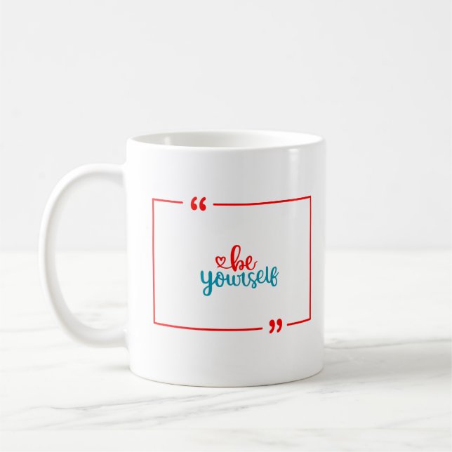Caneca De Café Seja você mesmo (Esquerda)