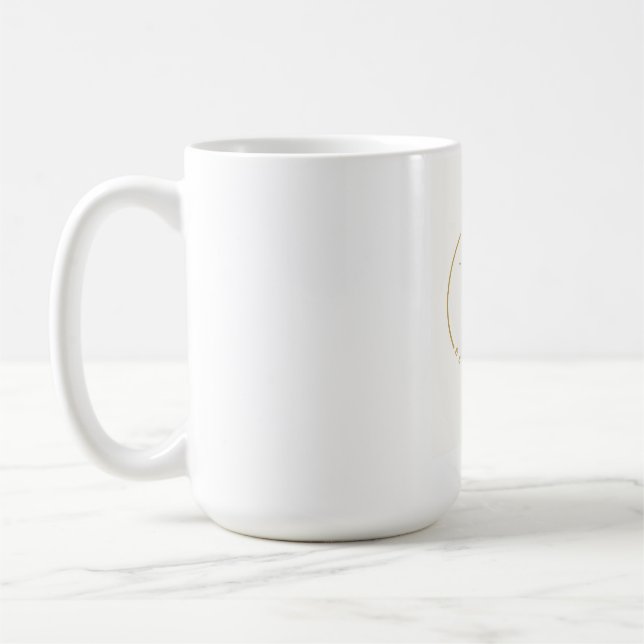 Caneca De Café Seja Você VS Logotipo Monograma (Esquerda)