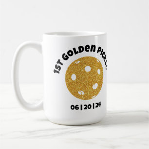 Caneca De Café Seletor de Ouro Personalizado com Glitter Dourado