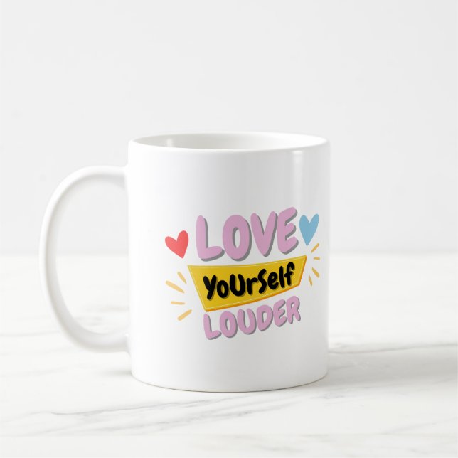 Caneca De Café Self Love Quote Mug (Esquerda)
