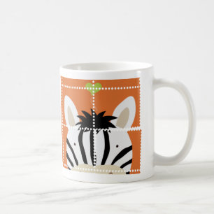 Caneca De Café Selo da zebra