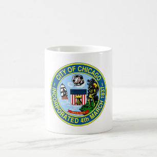 Caneca De Café Selo de Chicago