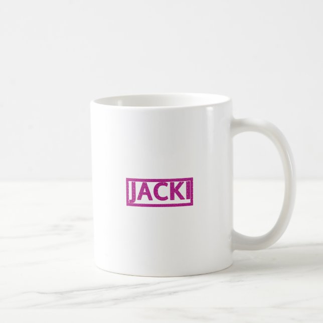Caneca De Café Selo de Jacki (Direita)