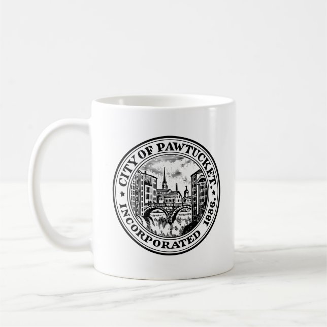 Caneca De Café Selo de Pawtucket, Rhode Island (Esquerda)