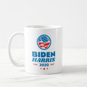 Caneca De Café Selo de Sinalizador Biden Harris 2020