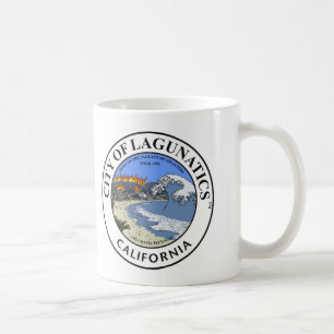 Caneca De Café Selo do bobo de Lagunatics