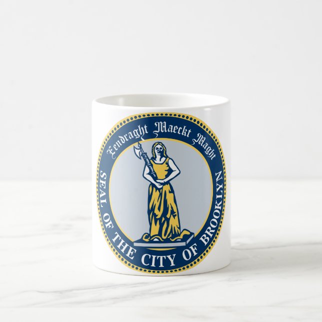 Caneca De Café Selo do Brooklyn (Borough in Nova Iorque) (Centro)