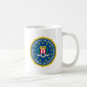 Caneca De Café Selo do FBI