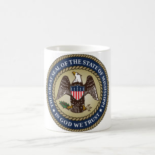 Caneca De Café Selo do Mississipi (Estado dos EUA)