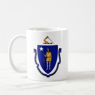 Caneca De Café Selo Estatal de Massachusetts