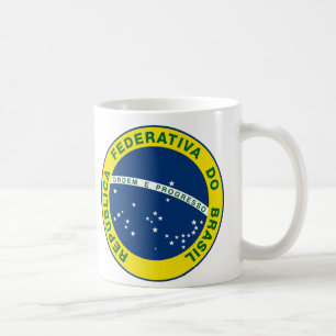 Caneca De Café Selo Nacional do Brasil