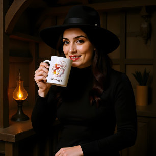 Caneca De Café Selos Magos E Phoenix