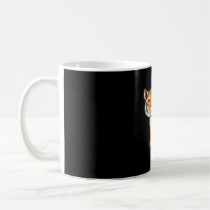 Caneca De Café Selva Natureza de Animais Selvagens Cute Tiger