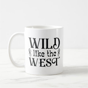 Caneca De Café Selvagem Como O Ocidente