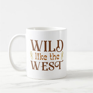 Caneca De Café Selvagem Como O Ocidente