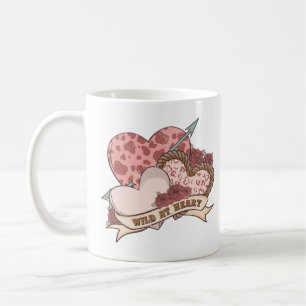 Caneca De Café Selvagem No Coração