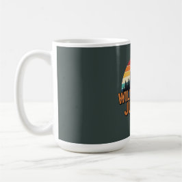 Caneca De Café Selvagem vagem retro design