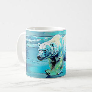 Caneca De Café "Selvagens Congeladas: A Viagem do Urso"