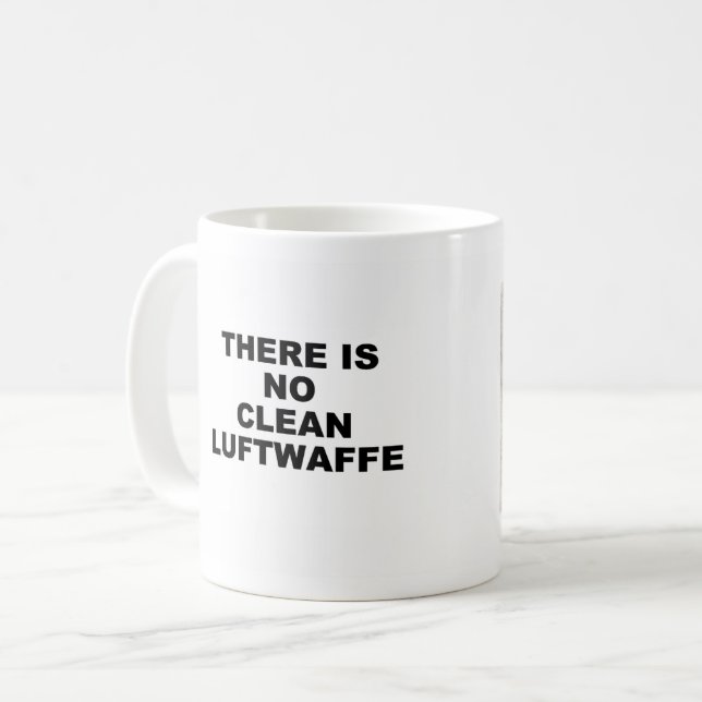 Caneca De Café Sem a Luftwaffe Mug (Frente Esquerda)