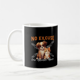Caneca De Café Sem Abuso Animal Direitos dos Animais Design Para 