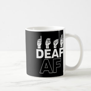 Caneca De Café Sem Audição - Surdo - Incapaz de Ouvir - Conscienc