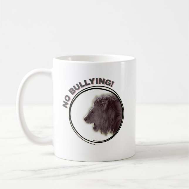 Caneca De Café Sem bullying - levante a voz! (Esquerda)
