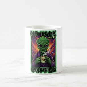 Caneca De Café SEM CAFÉ NÃO SE FALA Alien