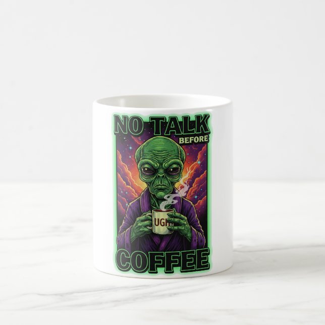 Caneca De Café SEM CAFÉ NÃO SE FALA Alien (Centro)