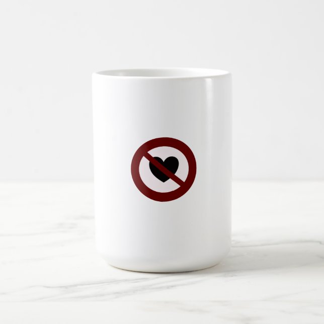 Caneca De Café Sem cardíaco cardíaco (Centro)