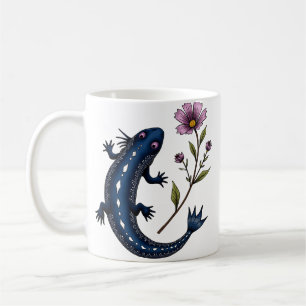Caneca De Café Sem Chuva Sem Flor Poetcore Axolotl Arte para Aman