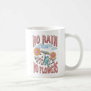 Caneca De Café Sem Chuva, Sem Flores - Inspiração Floral Vibrante