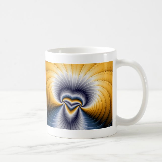 Caneca De Café Sem Deus - Fractal (Direita)