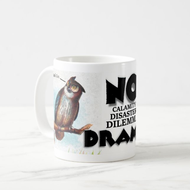 CANECA DE CAFÉ SEM DRAMA (Frente Esquerda)