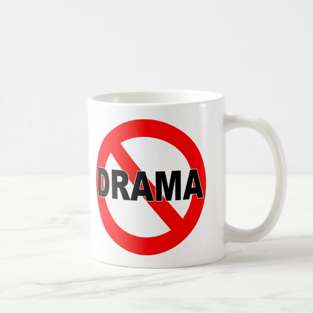 Caneca De Café Sem Drama (Mug) (Direita)