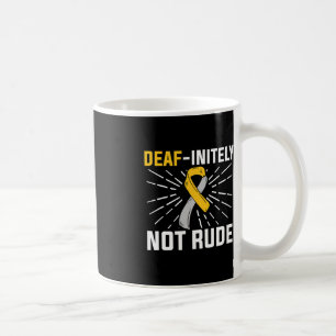 Caneca De Café Sem Dúvida Não É Rude. Sinal de Dura de Sinal de A