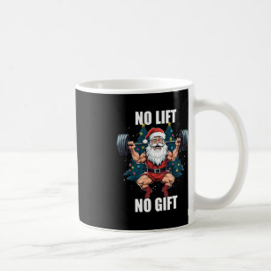 Caneca De Café Sem Elevação Sem Presente Natal Gym Bodybuil